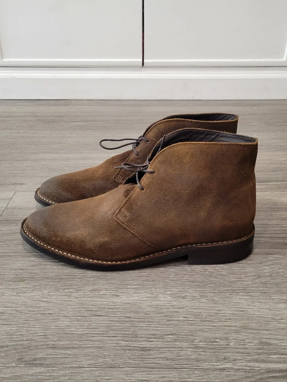 Thursday Boots Co. Mocha Brown Suede Scout Chukka Rustic Boots Size 12